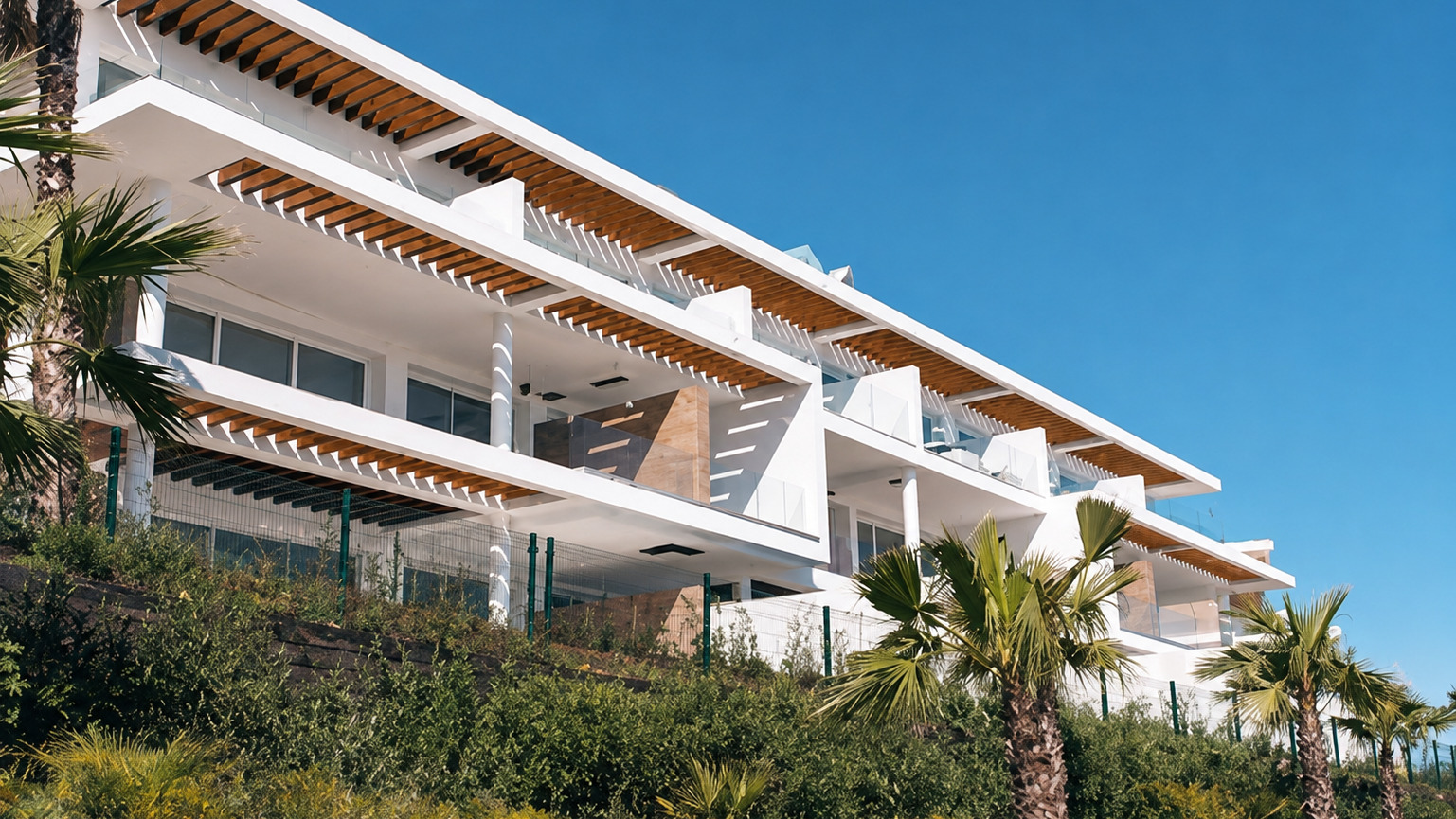 Contemporary tiered architecture at Infinity Alcaidesa